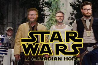 Star Wars characters face swapped with Canada actor Seth Rogen.