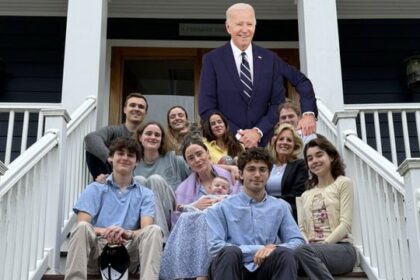 Joe Biden family photoshopped Easter photo.