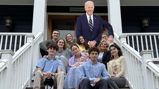 Joe Biden family photoshopped Easter photo.