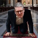 UK Prime Minister Keir Starmer at Pope Francis funeral.