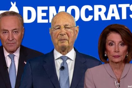 Klaus Schwab retires from WEF and joins Nancy Pelosi and Chuck Schumer in Democrat Party.