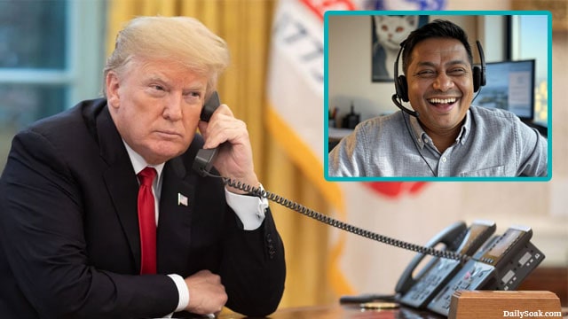 Donald Trump placing tariffs on India to stop Indian scammers.