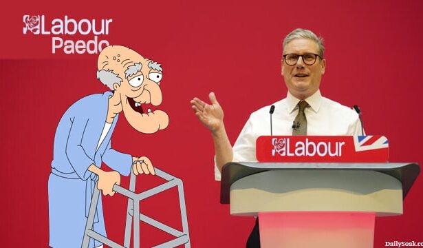 Family Guy's Herbert The Pervert joining UK's Labour Party.