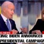 Joe Biden on The View announcing his presidential run.