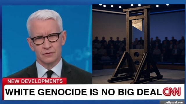CNN on Donald Trump meeting with South Africa president about white South African farmer genocide.