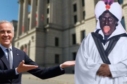 Mark Carney and Justin Trudeau.