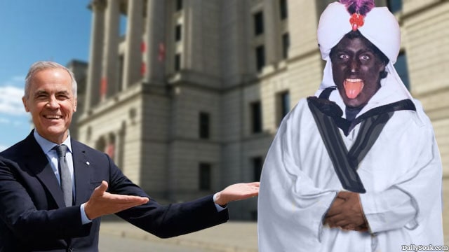 Mark Carney and Justin Trudeau.