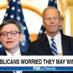 Republicans discussing Donald Trump's agenda for midterms.
