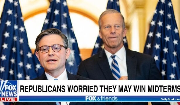 Republicans discussing Donald Trump's agenda for midterms.