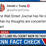 CNN Fact-checks President Donald Trump on news program.