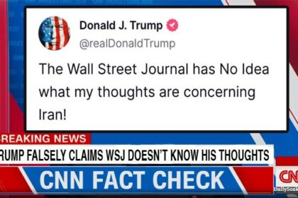 CNN Fact-checks President Donald Trump on news program.