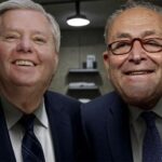Congress members hiding inside of a nuclear bunker during World War 3.