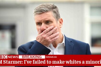 UK Prime Minister Keir Starmer giving a news conference.