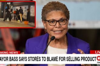 LA Mayor Karen Bass on CNN discussing the LA riots and looting.