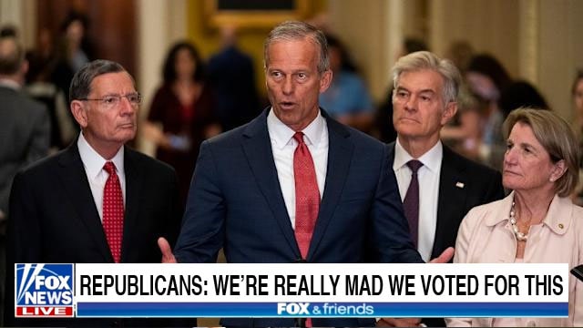Republicans in Congress on Trump's Big Beautiful Bill.