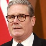 UK Prime Minister Keir Starmer giving a speech.