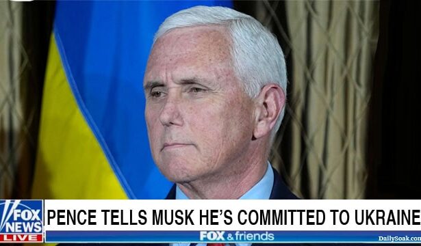 Mike Pence on Fox news regarding Ukraine and Elon Musk's America Party.