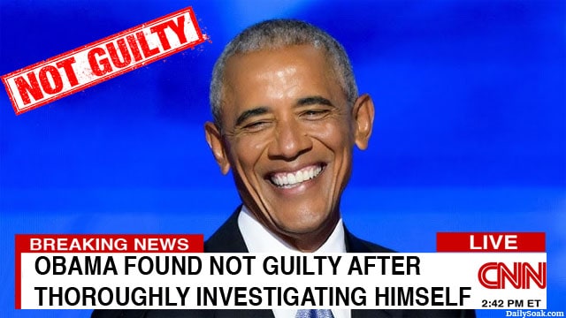 Barack Obama on an episode of CNN regarding Trump's Russia hoax.