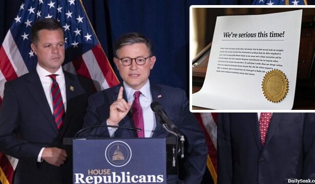 Republican Congressman standing behind podium speaking.