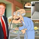 WSJ article about Donald Trump and Herbert the Pervert standing inside of an ice cream parlor.