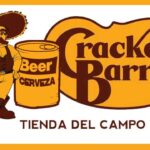 New Cracker Barrel logo with a Mexican illegal alien and a beer can replacing the bearded man.