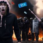 Federal agents dispersing tear gas into crowd of Antifa Rioters at Chicago ICE facility.