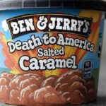 Parody Ben & Jerry's ice cream container with the words "Death to America."