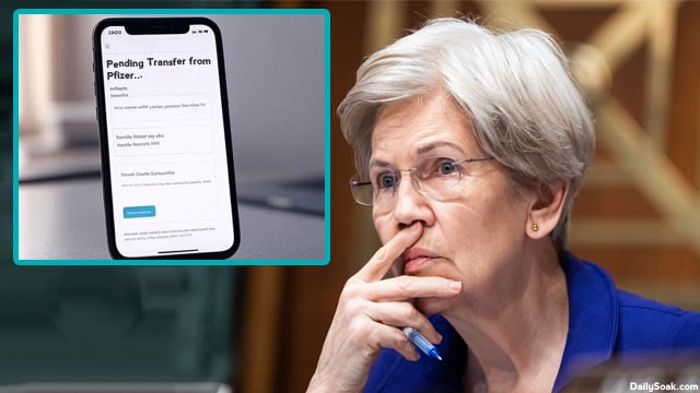 Senator Elizabeth Warren in Congress hearing with RFK Jr. on Pfizer drugs.