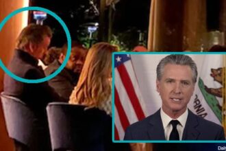 California Governor Gavin Newsom not wearing a mask at the French Laundry restaurant during COVID.
