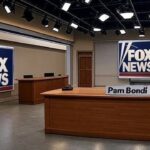 President Trump moved Pam Bondi's desk into Fox News studio floor.