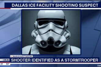 Dallas ICE facility shooter identified as a Stormtrooper from Star Wars.