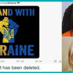 Democrat Twitter X post about the white Ukrainian woman stabbed to death by a black homeless man.