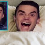 Ben Shapiro in bed screaming on a podcast.