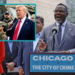 Chicago Mayor Brandon Johnson speaking on President Trump's military presence.
