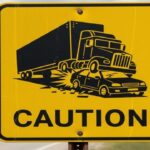 Caution sign in Republican state warning of California drivers.