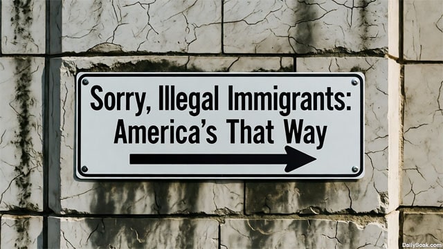 Signs on the outside of Pope Leo's Vatican City wall.
