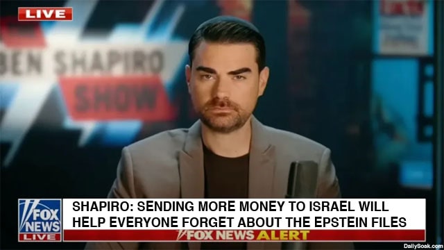 Ben Shapiro on Fox News speaking about Israel and the Jeffrey Epstein files.