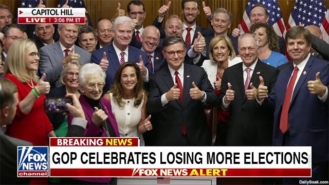 GOP Republicans in Congress after Democrats win elections.