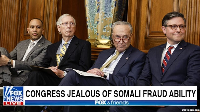 Congress members sitting in a room discussing Somali fraud.