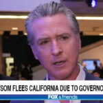 California Governor Gavin Newsom in Davos, Switzerland for WEF meeting.