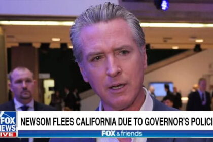 California Governor Gavin Newsom in Davos, Switzerland for WEF meeting.