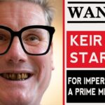 UK Prime Minister Keir Starmer wearing black glasses.