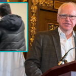 Tim Walz speaking on Ilhan Omar getting sprayed with apple cider vinegar by man.