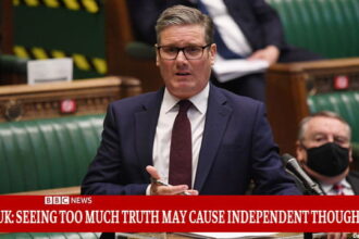 UK Prime Minister Keir Starmer giving a speech in Parliament.