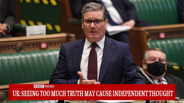 UK Prime Minister Keir Starmer giving a speech in Parliament.