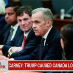 Canadian government politicians meeting to discuss the Olympic hockey game and President Trump.
