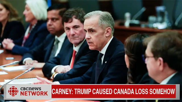 Canadian government politicians meeting to discuss the Olympic hockey game and President Trump.
