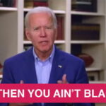 Democrat Joe Biden on a talk show speaking about not being black if people vote for Trump..