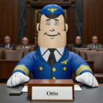 Otto the blow up autopilot from Airplane! sitting in Congress for the Jeffrey Epstein hearings.