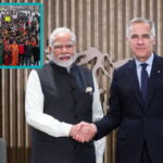 Canada Prime Minister Mark Carney shaking hands with India Prime Minister Narendra Modi.